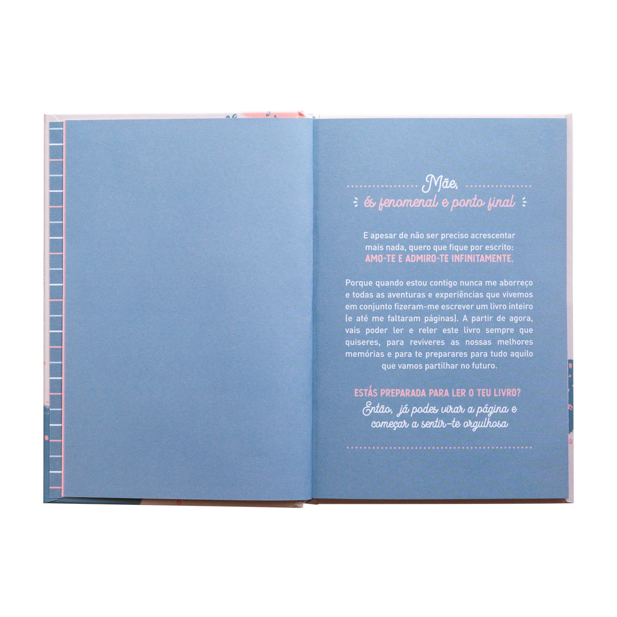 Livro preenchível para a melhor mãe da história