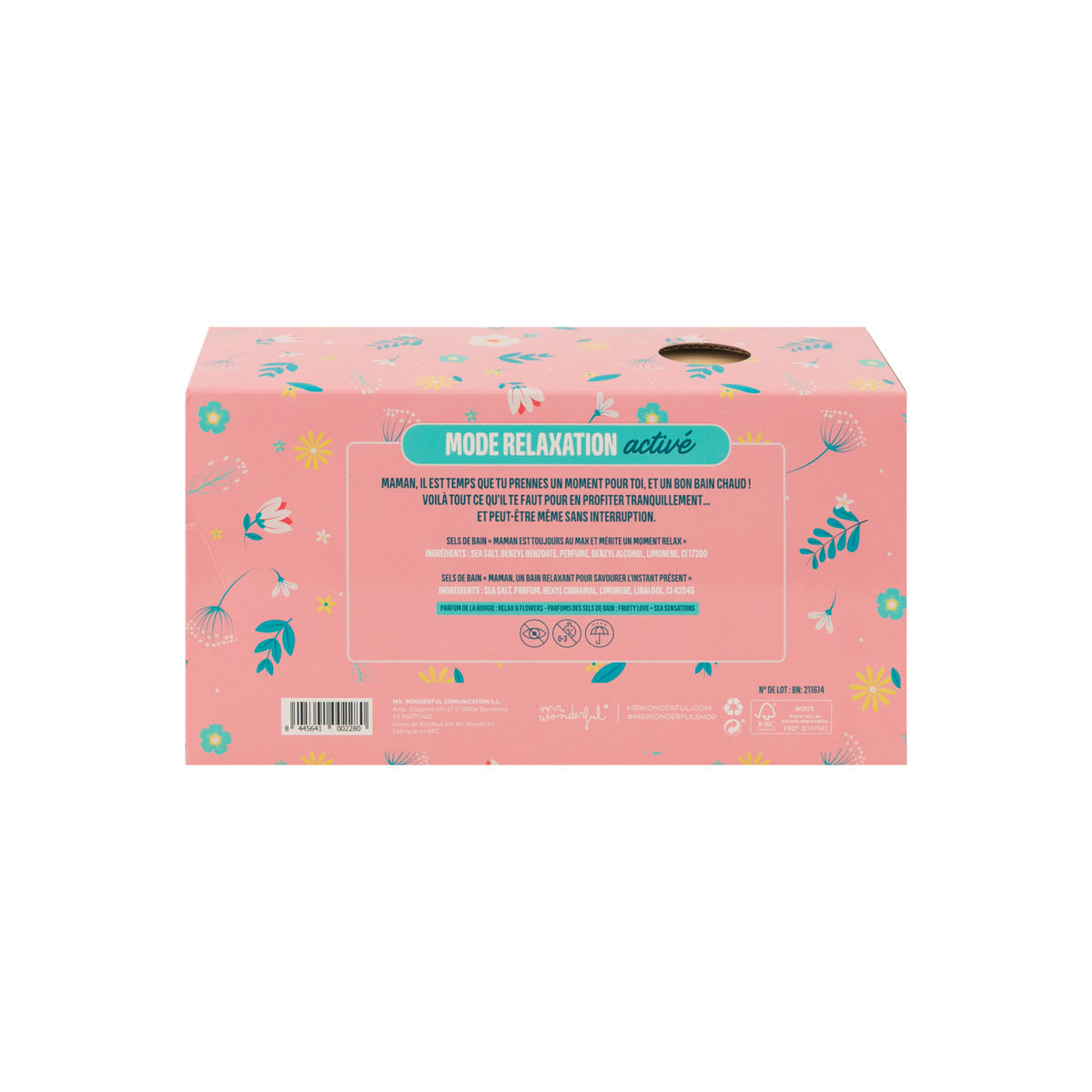 Kit pour dorloter maman - Sels de bain + bougie 