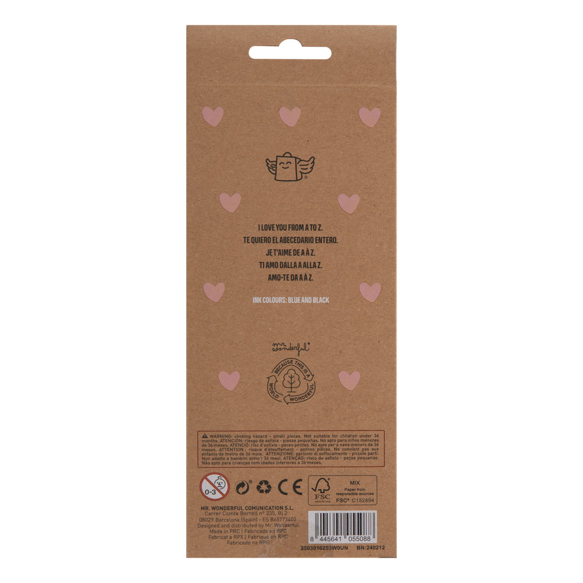 Set de 2 Bolis Borrables Bo-Bo para parejas - I love you more