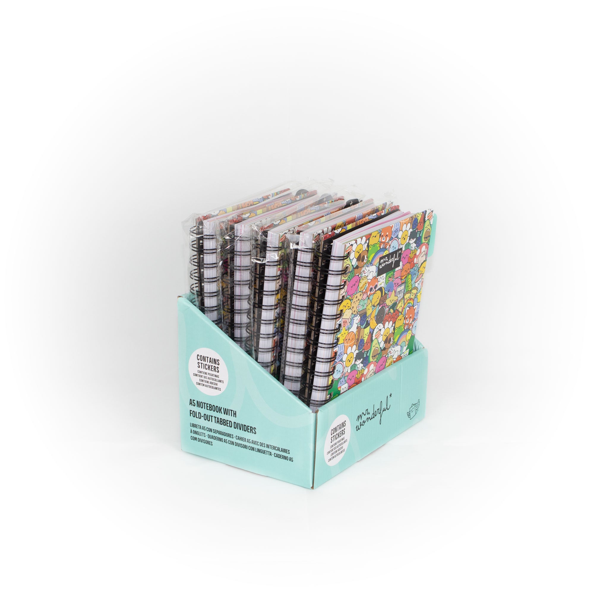 Libreta A5 con espiral - Wonder characters