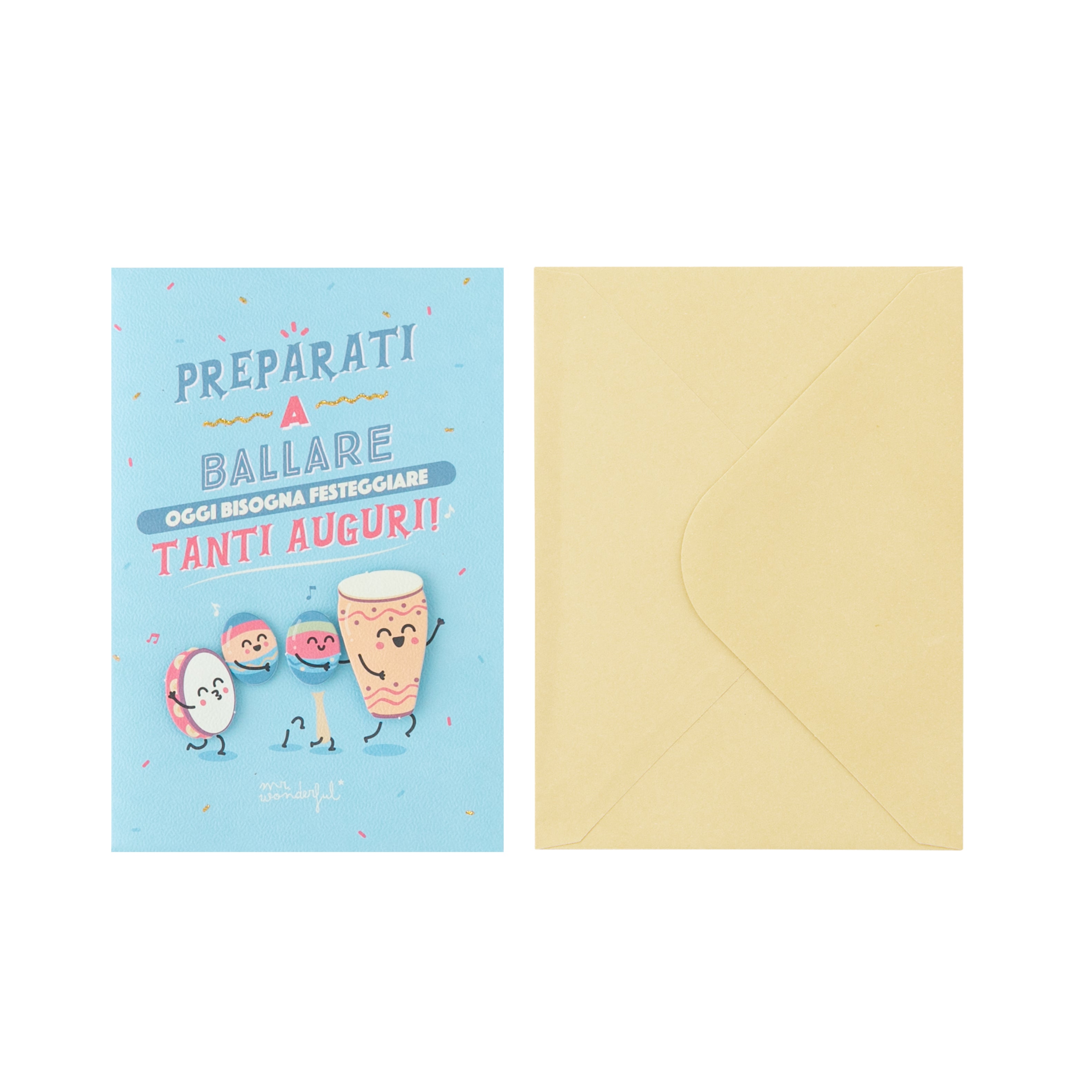 Biglietto d'auguri - Preparati a ballare
