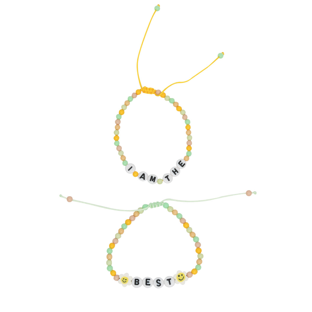 Conjunto de 2 pulseiras para lembrar o quão talentoso você é - Eu sou o melhor 
