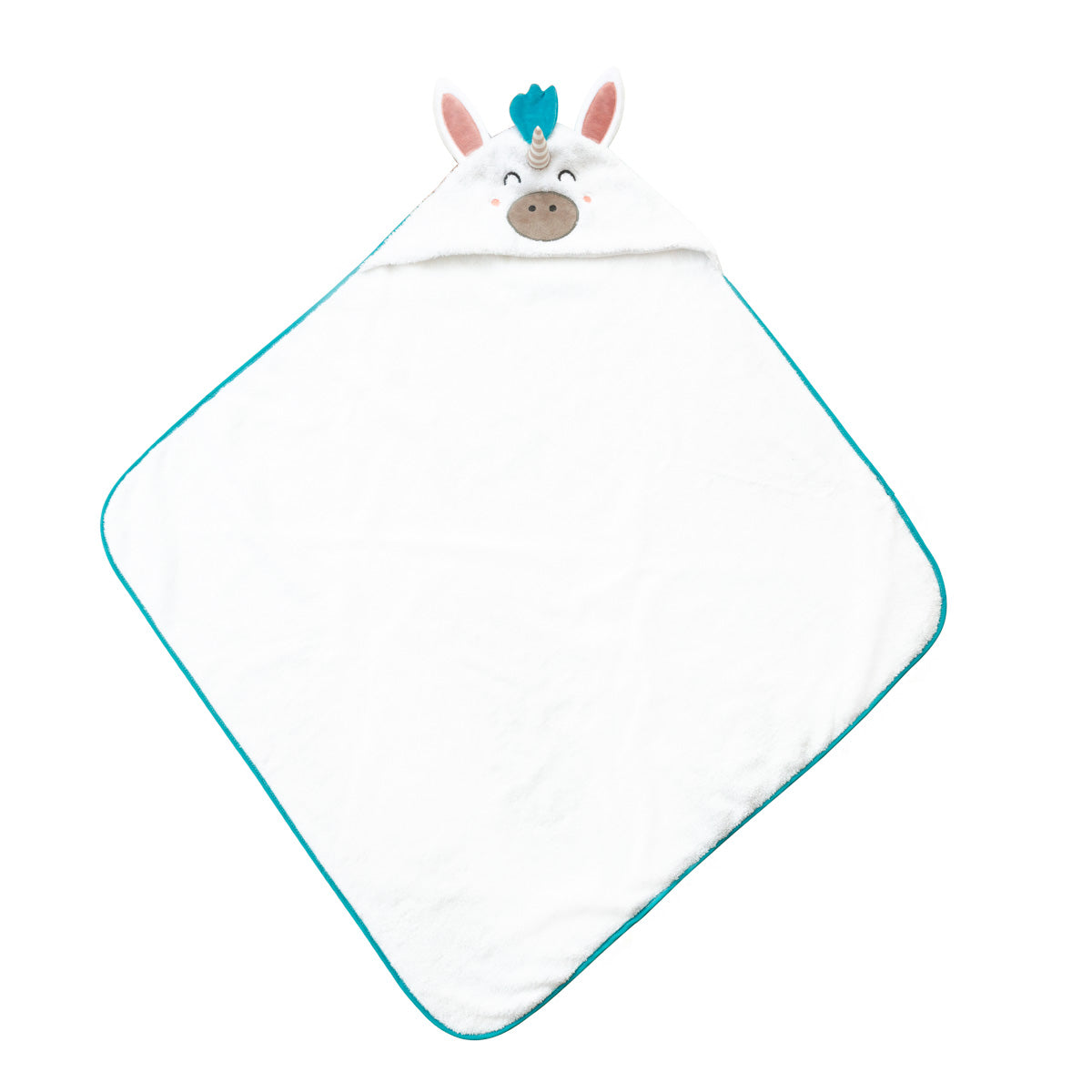 Hooded towel for little unicorns