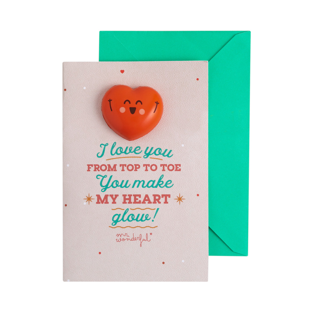 Carte squishy - Tu fais briller mon cœur ! 
