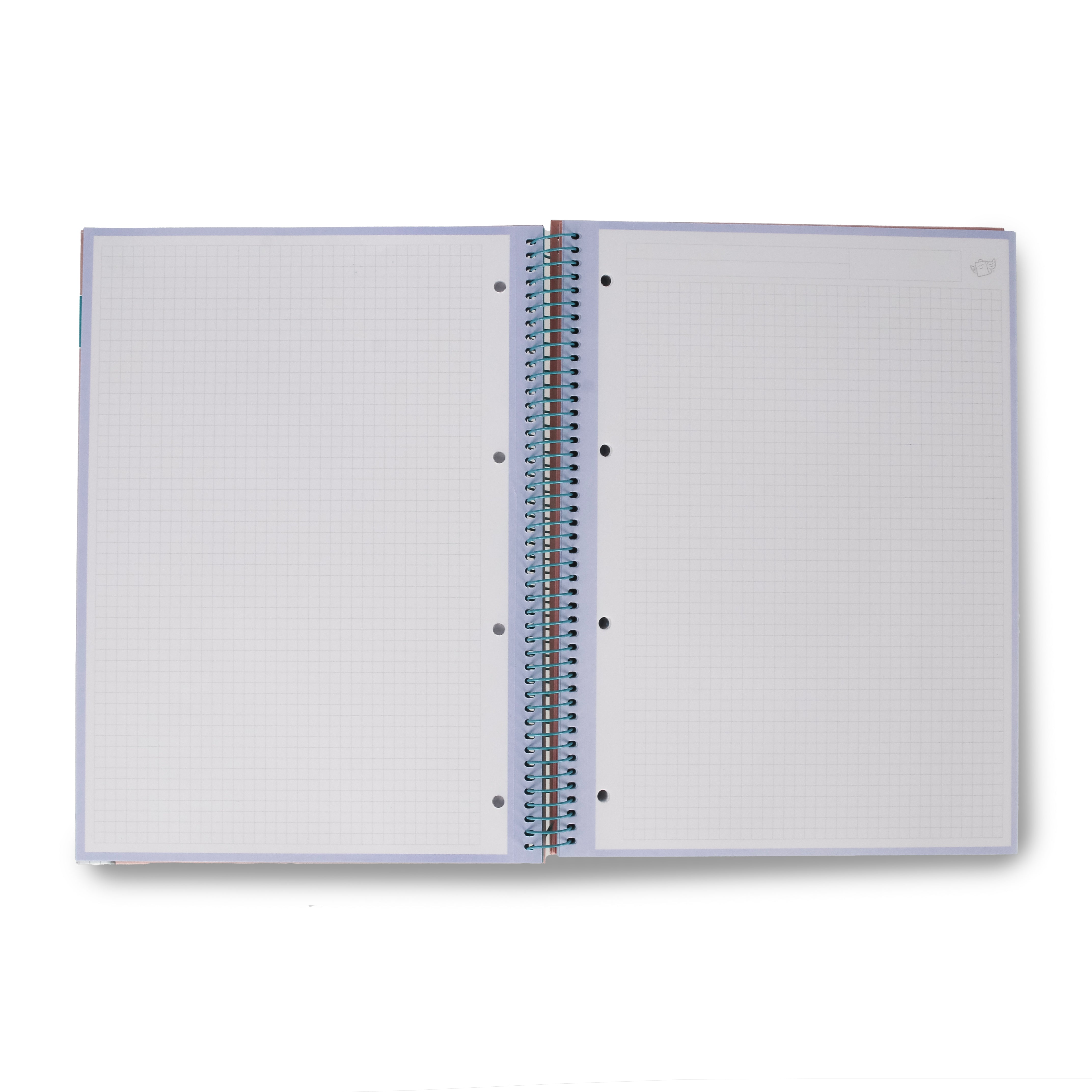 Libreta A4 rosa 120 sheets - Grid paper and micro-perforated