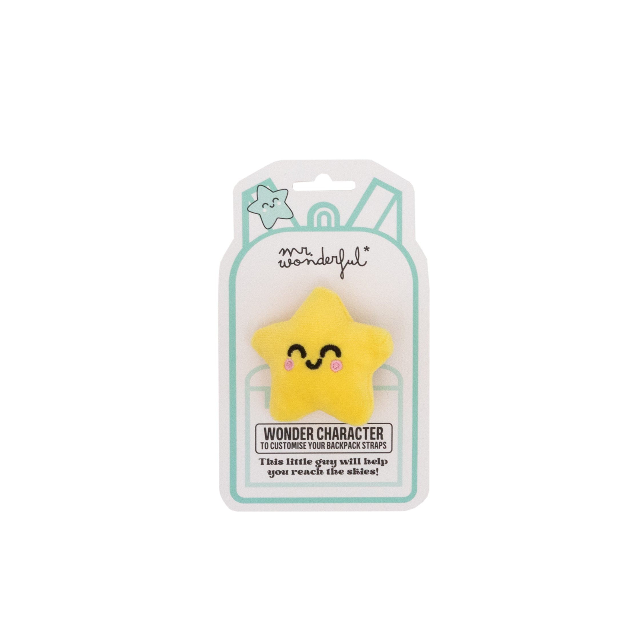 Wonder character to customise your backpack straps - Star.
