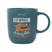 Mug avec message pour les frères Mr. Wonderful - C’est officiel : tu es un frère exceptionnel