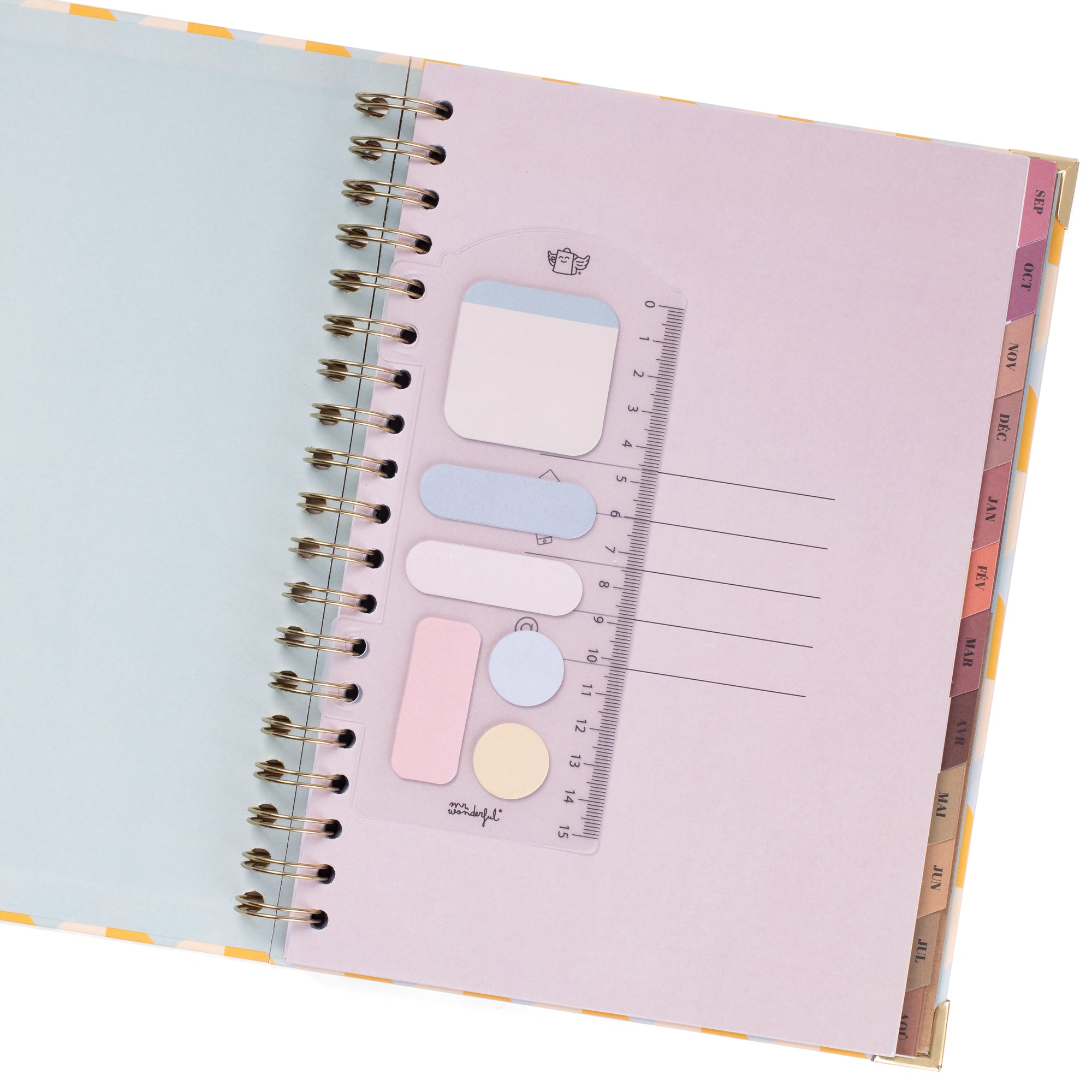 Set d'Agenda Office 2025-26 Semainier Grand format + stylo - No stress