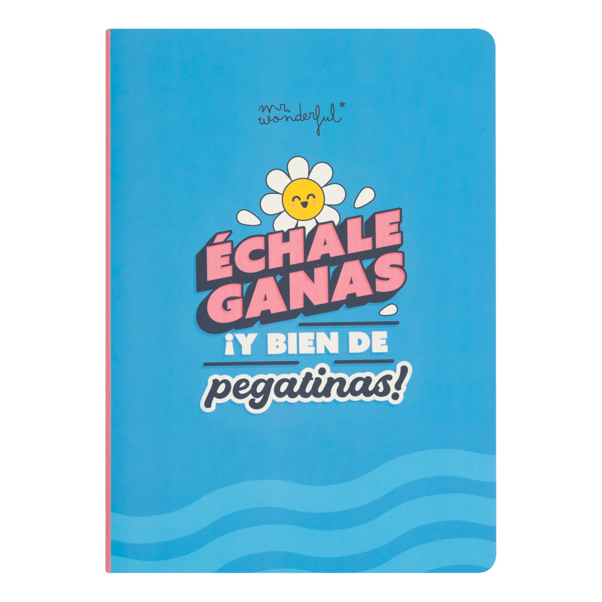 Libreta con notas adhesivas y pegatinas - Échale ganas ¡y bien de pegatinas!.