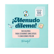 Juego de cartas para amigos o familia Mr. Wonderful - 100 dilemas superdifíciles de responder 				
