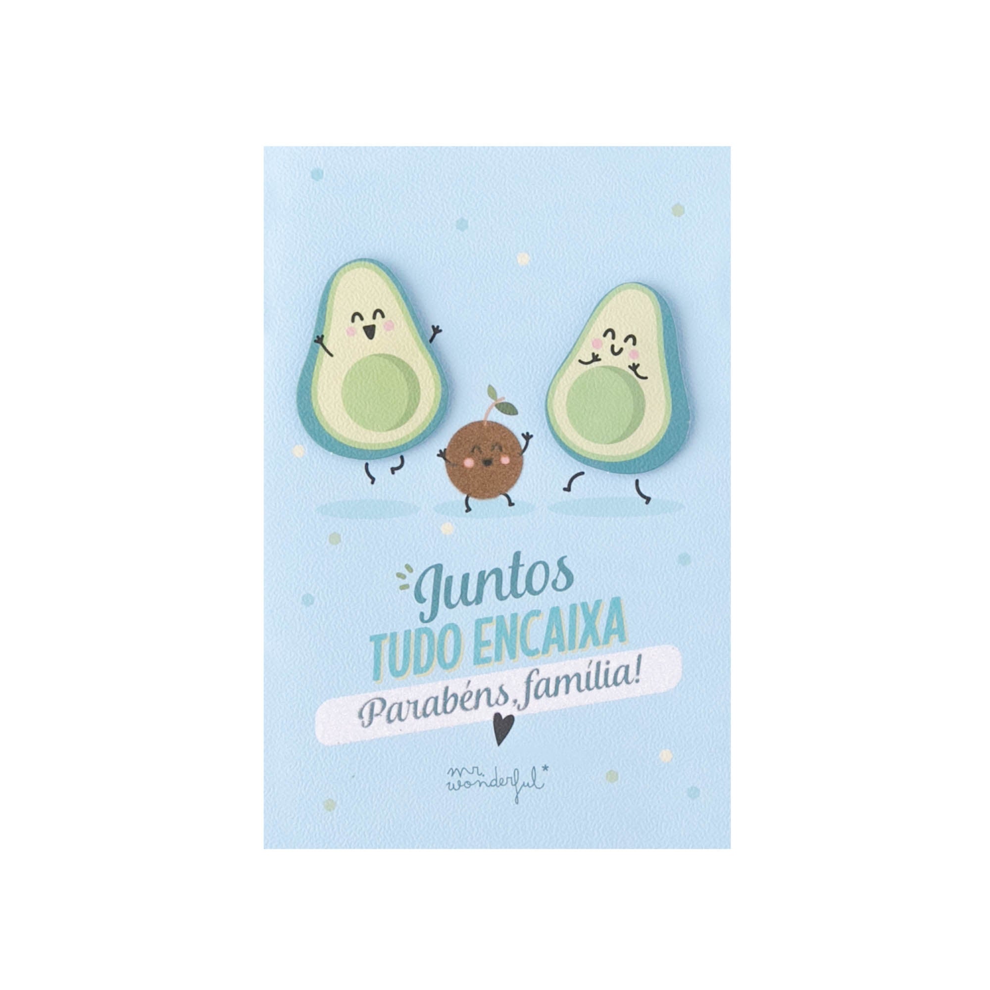 Postal - Juntos tudo encaixa