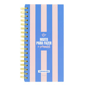 Planificador diário rosa - Muito para fazer e aproveitar