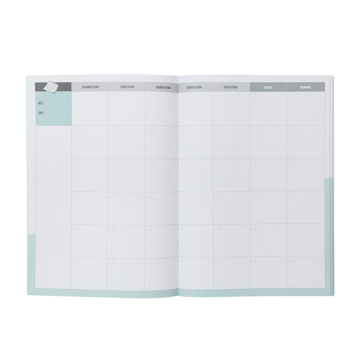 Planner mensal - Fazendo grandes planos 