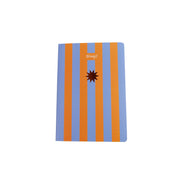 Libreta A5 - Blue and orange stripes