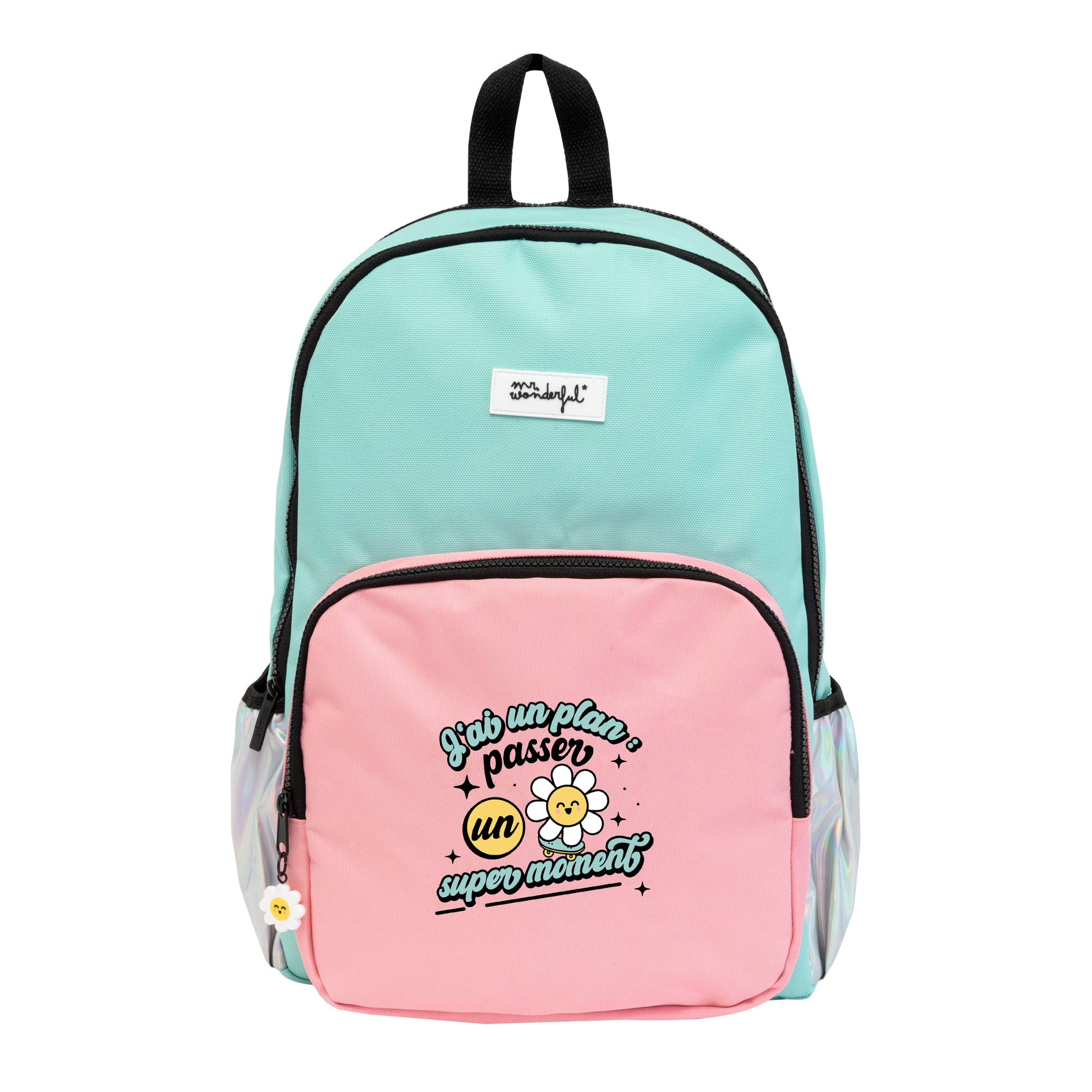 Sac à dos scolaire Mr. wonderful Marguerite - J'ai un plan : passer un super moment