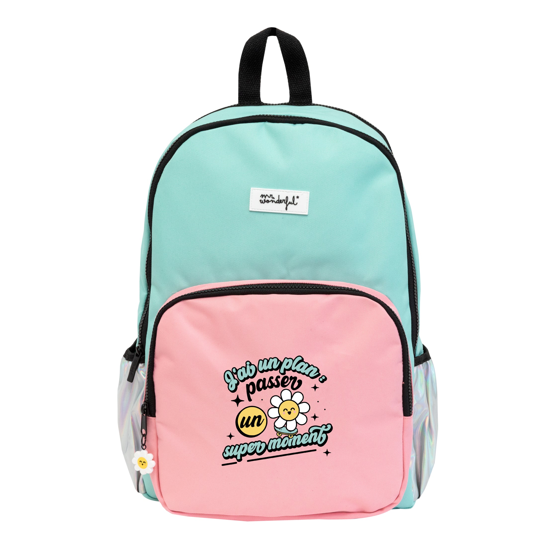 Sac à dos scolaire Mr. wonderful Marguerite - J'ai un plan : passer un super moment