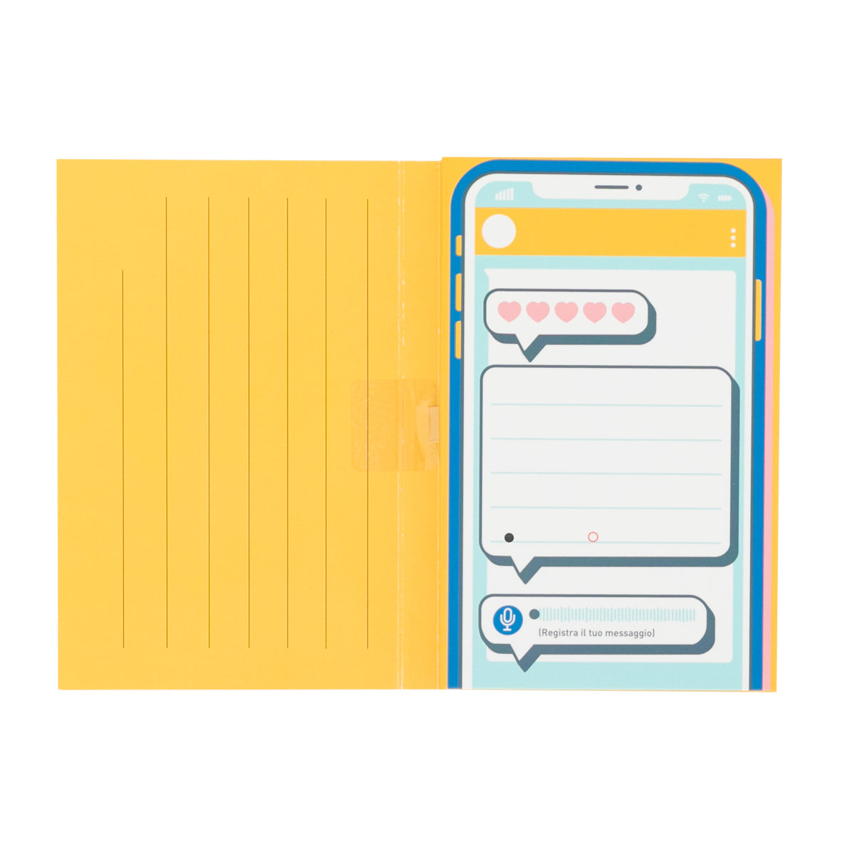 Biglietto con registratore di messaggi audio - Ti ho registrato un messaggio indimenticabile