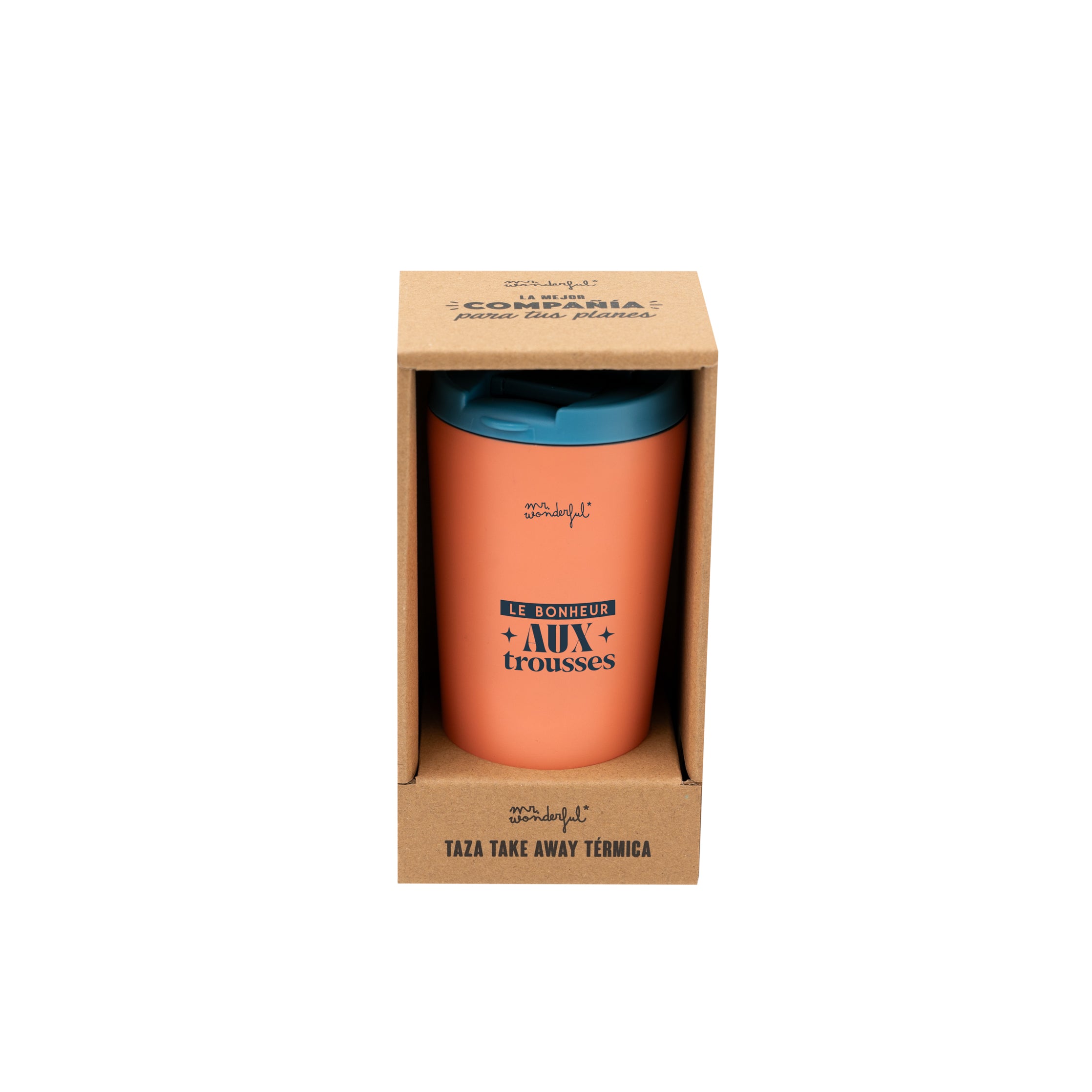 Mug take away thermique - Le bonheur aux trousses