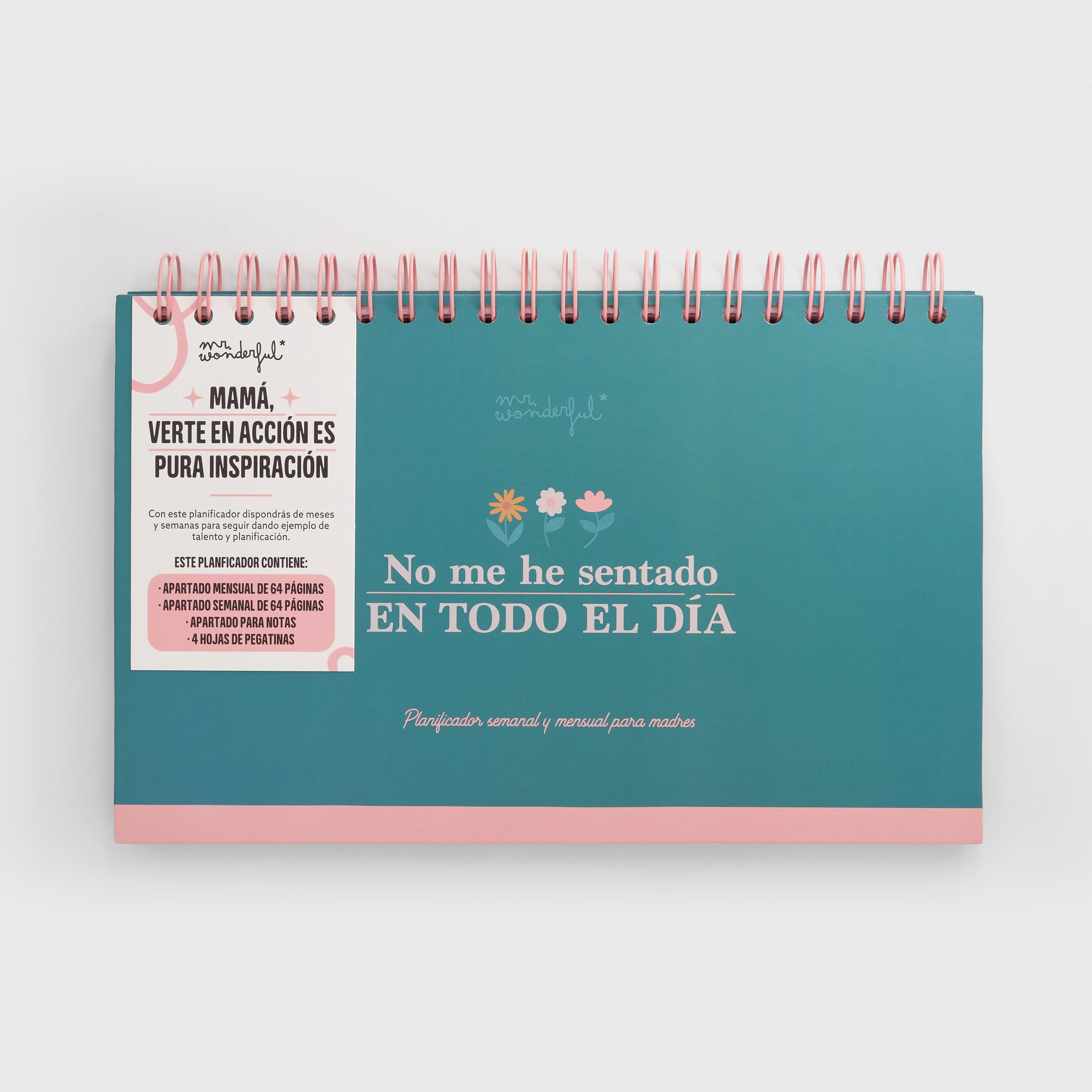 Planificador semanal y mensual para madres - No me he sentado en todo el día