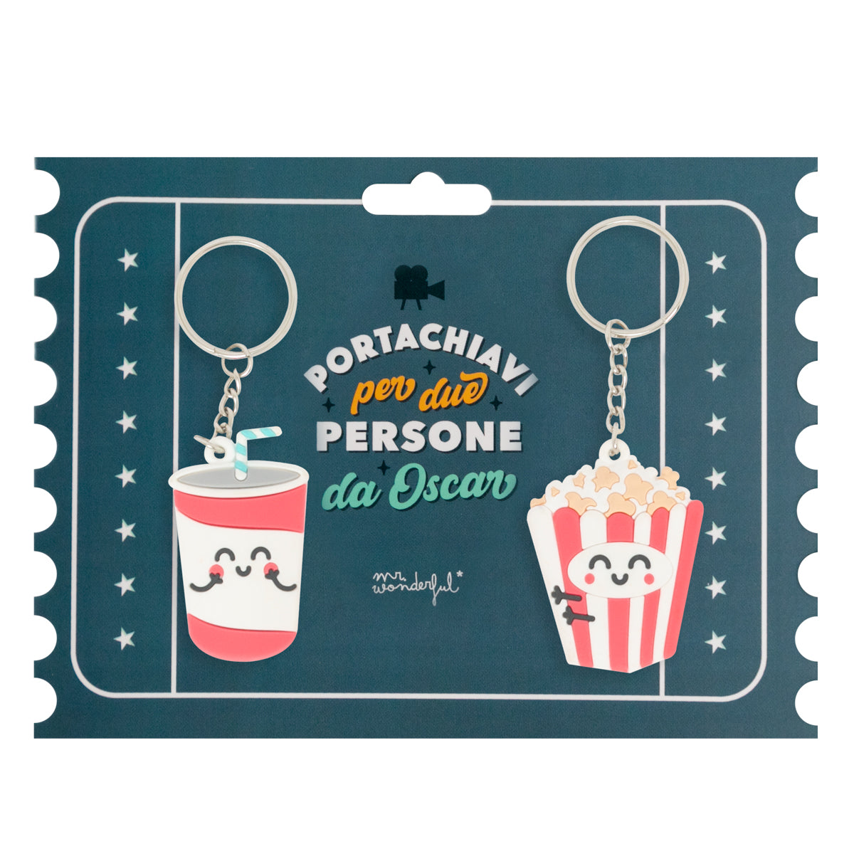 Set di 2 portachiavi per due persone da Oscar