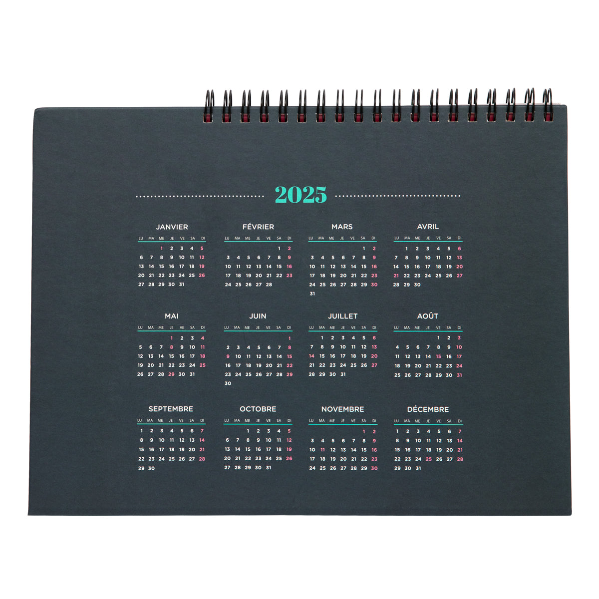 Calendrier du bureau avec roulette 2025 - 2025… et action !