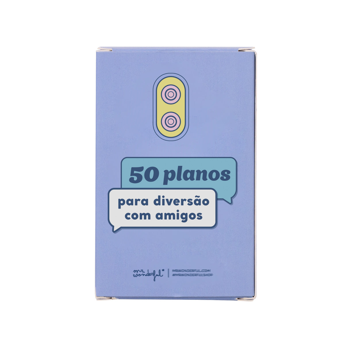 Caixinha distribuidora de planos para curtir com os amigos