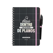 Organizador com páginas desativadas - Aqui cabem mil planos 