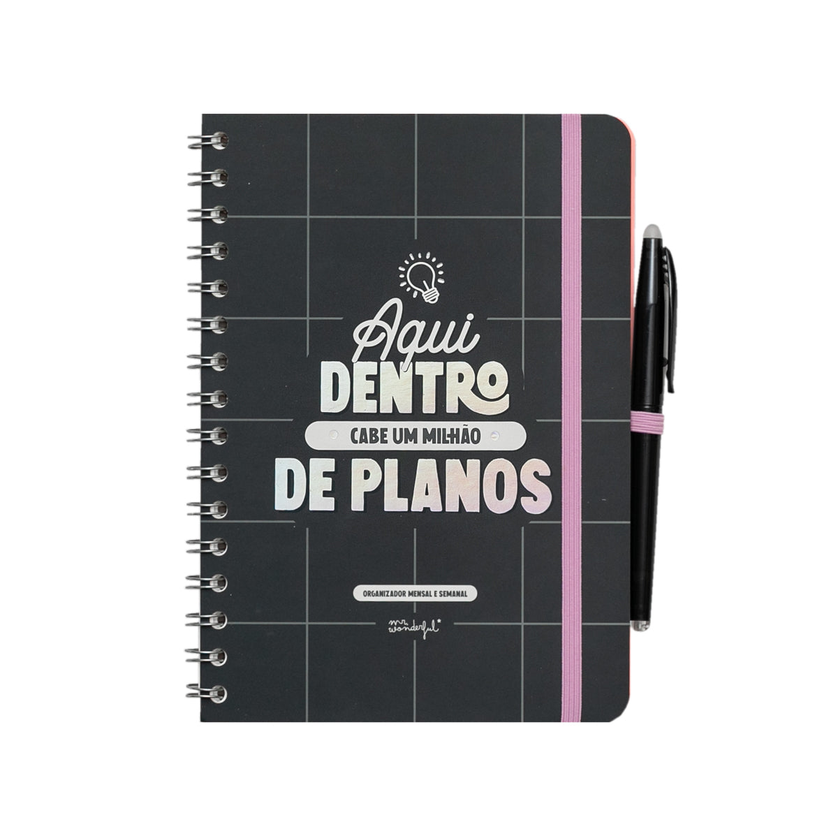 Organizador com páginas desativadas - Aqui cabem mil planos 