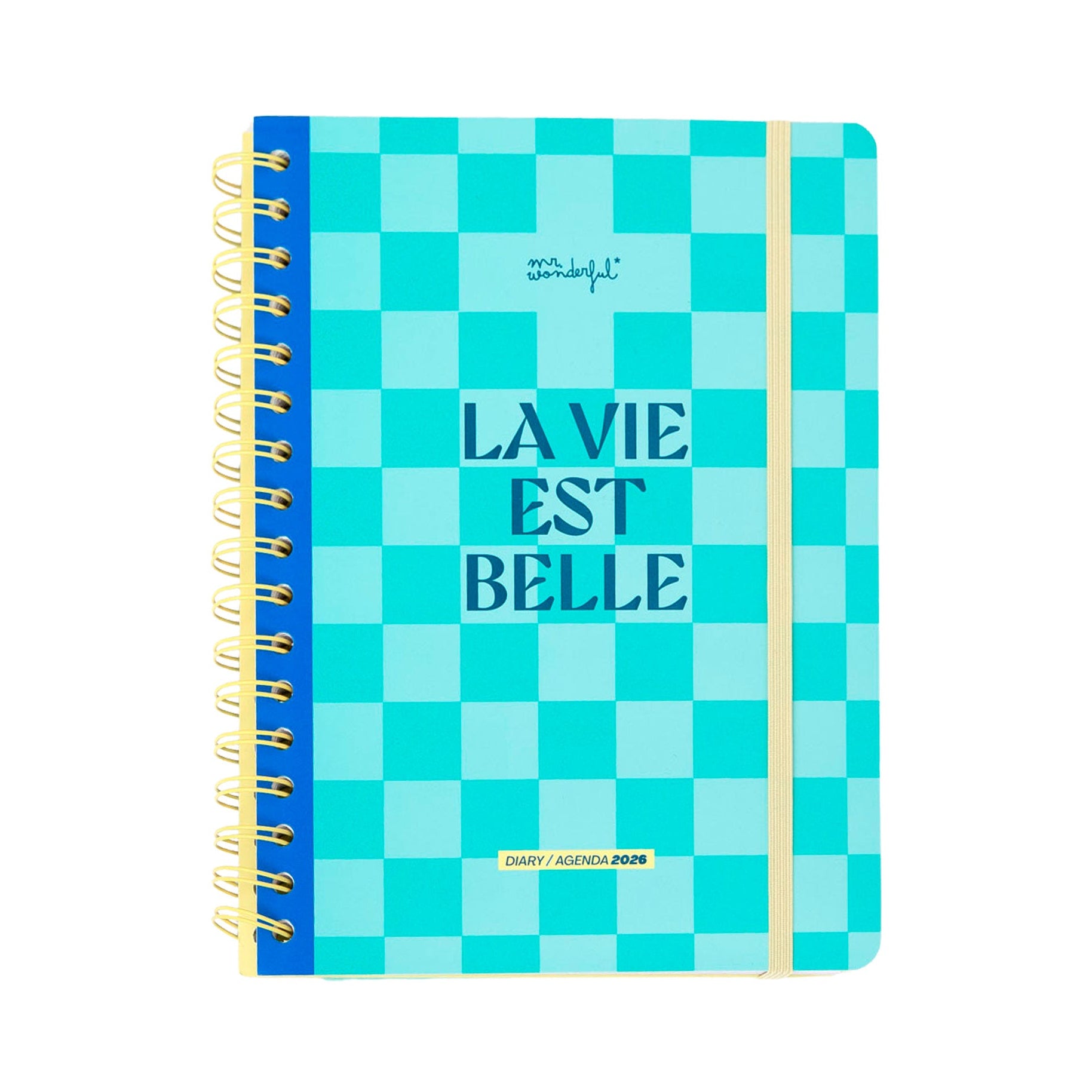 Agenda Basic 2026 Semanal - La vie est belle | Mr.Wonderful