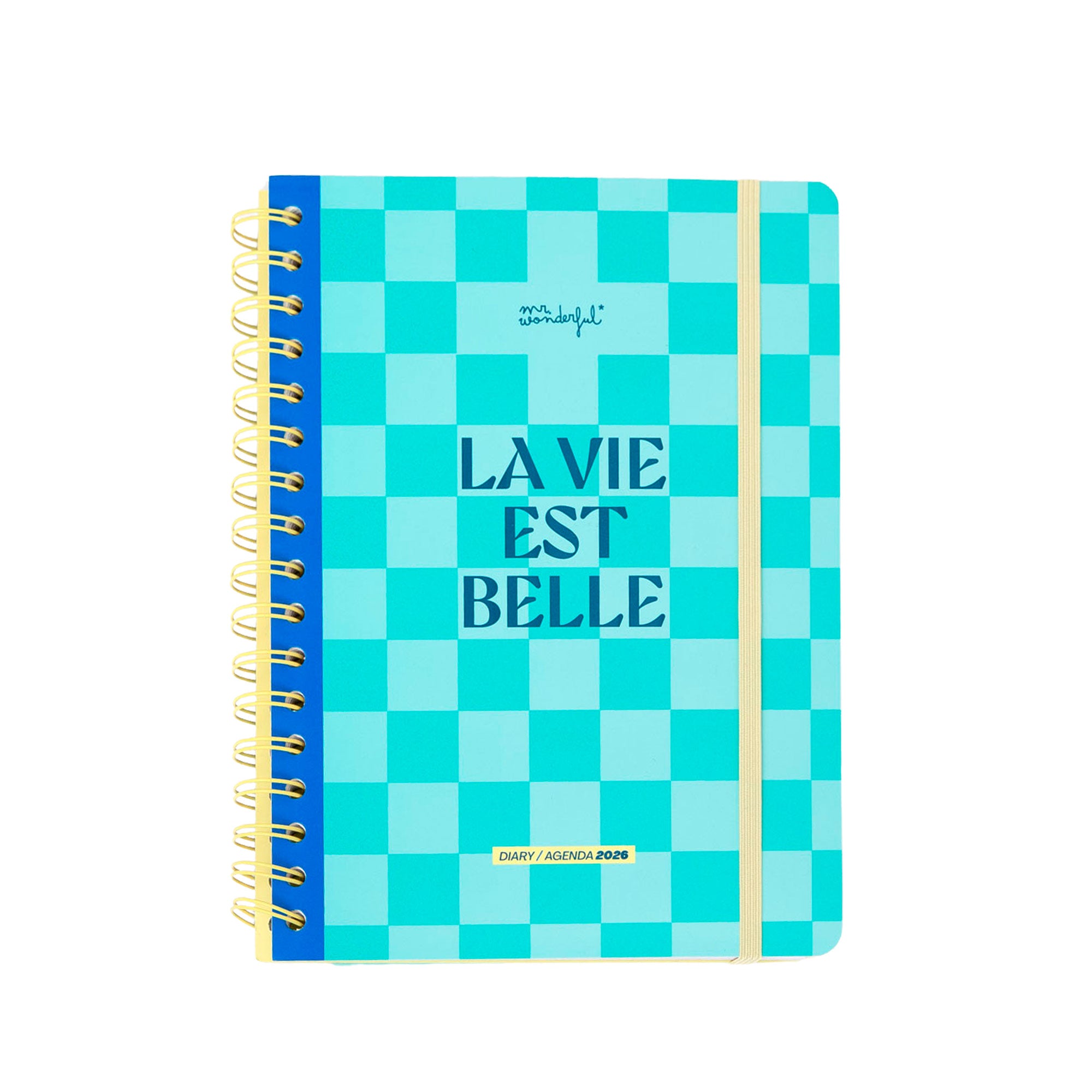 Agenda Basic 2026 Semanal - La vie est belle | Mr.Wonderful