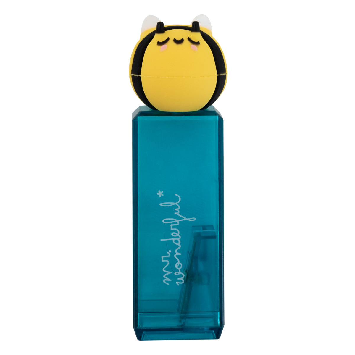 Pencil sharpener with container - Bee.
