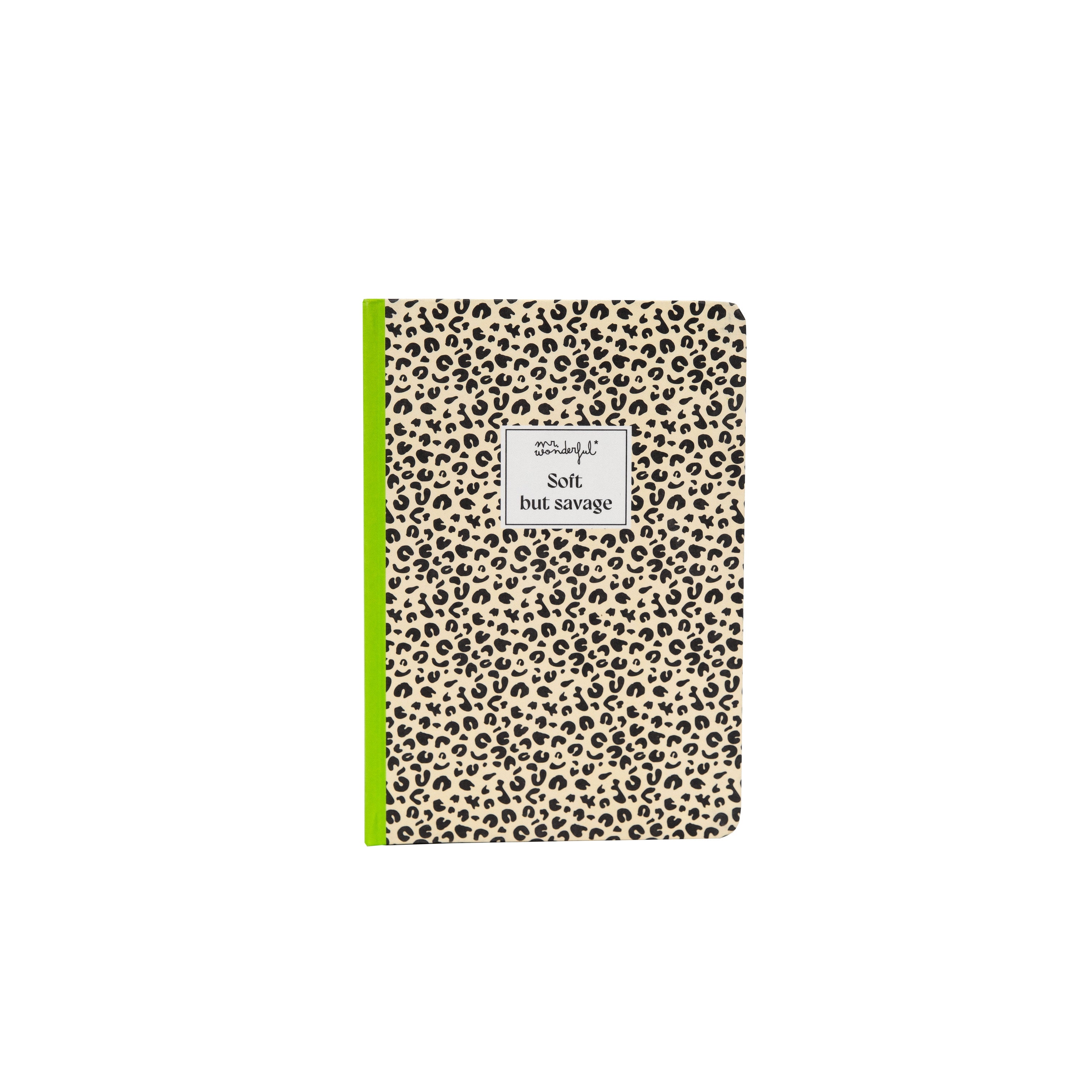 Libreta A5 animal print topos - Soft but savage | Mr.Wonderful