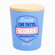Candela profumata con messaggio in italiano Mr. Wonderful - Lascia che tutto scorra
