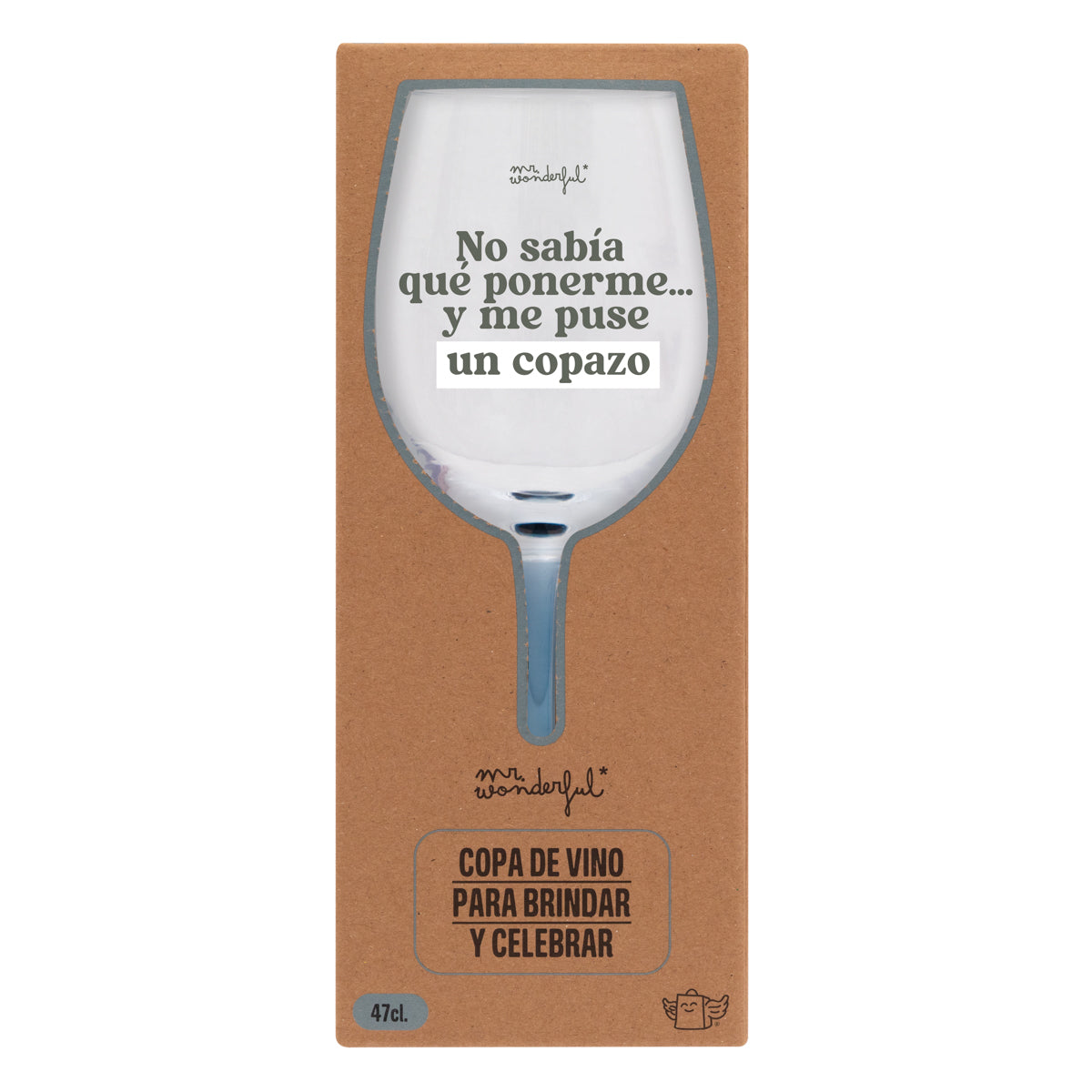 Copa de vino - No sabía qué ponerme… y me puse un copazo