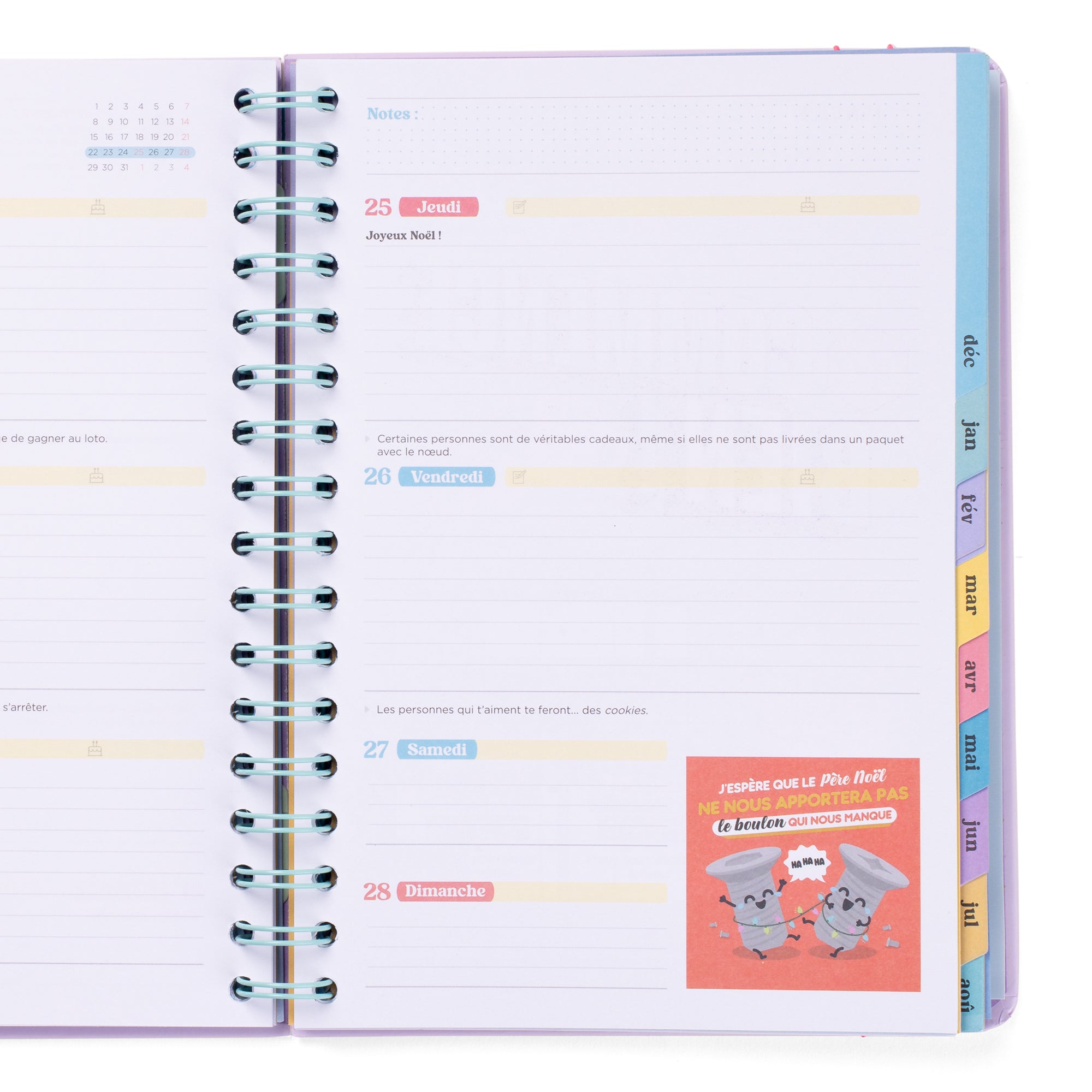Agenda Wonder 2025-26 Semainier - Quelque chose de magique m'attend