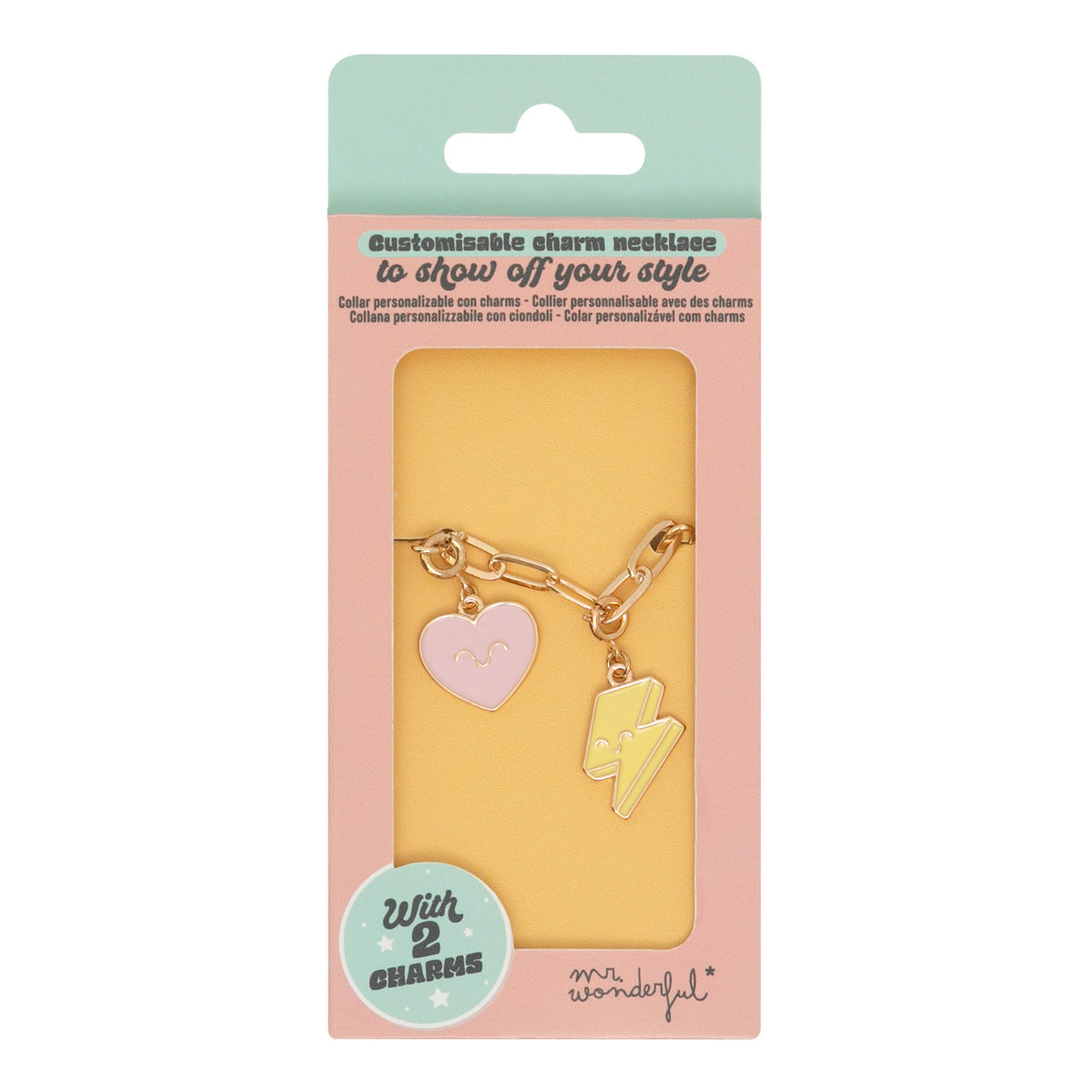 Customisable charm necklace to show off your style