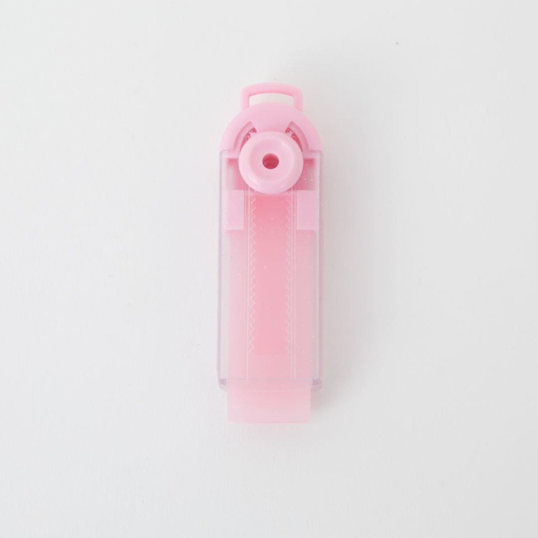 Gomma da cancellare con dispenser a rotella – Pink glitter