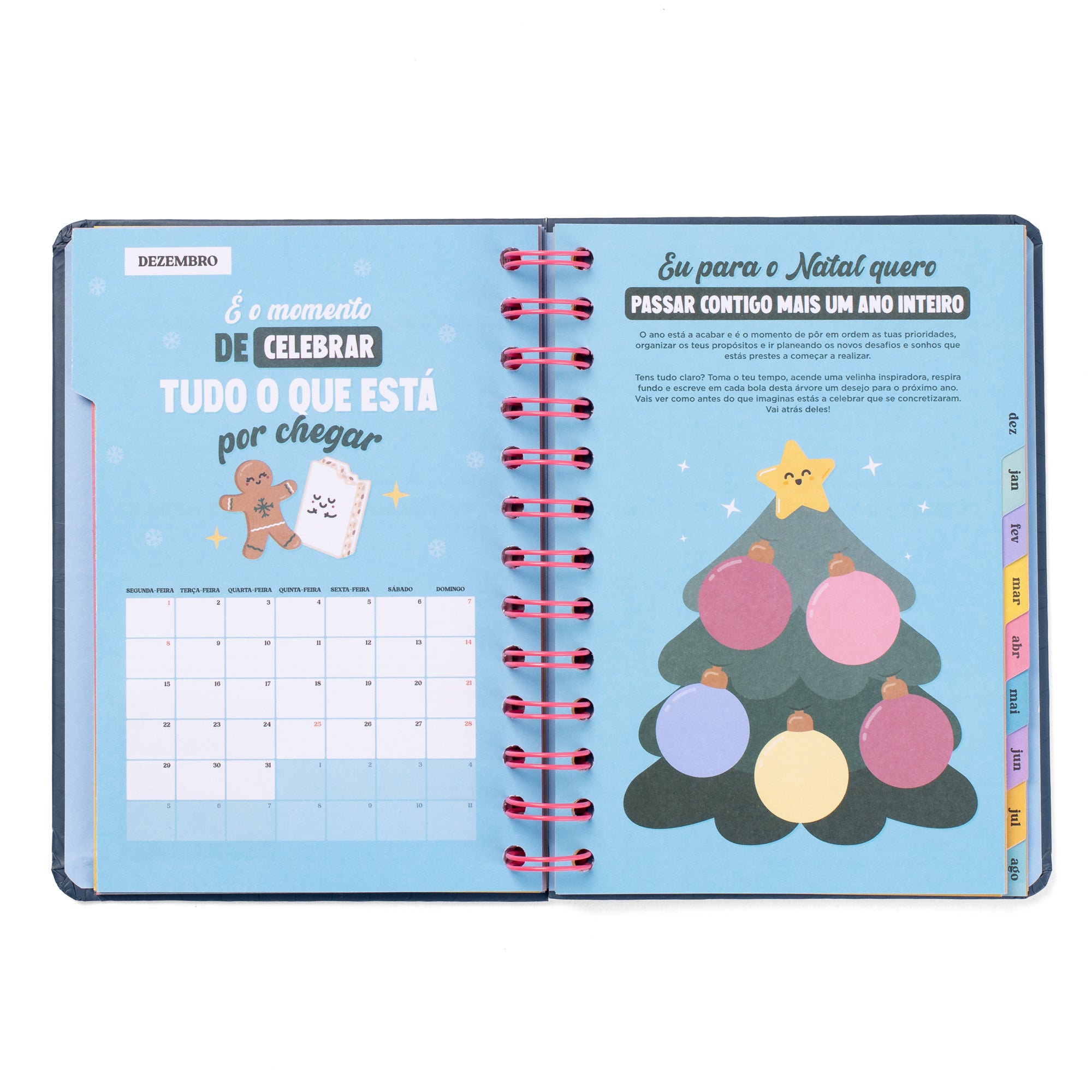 Agenda Wonder pequena 2025-26 Semanal - Superplanos, emoções e boas vibrações