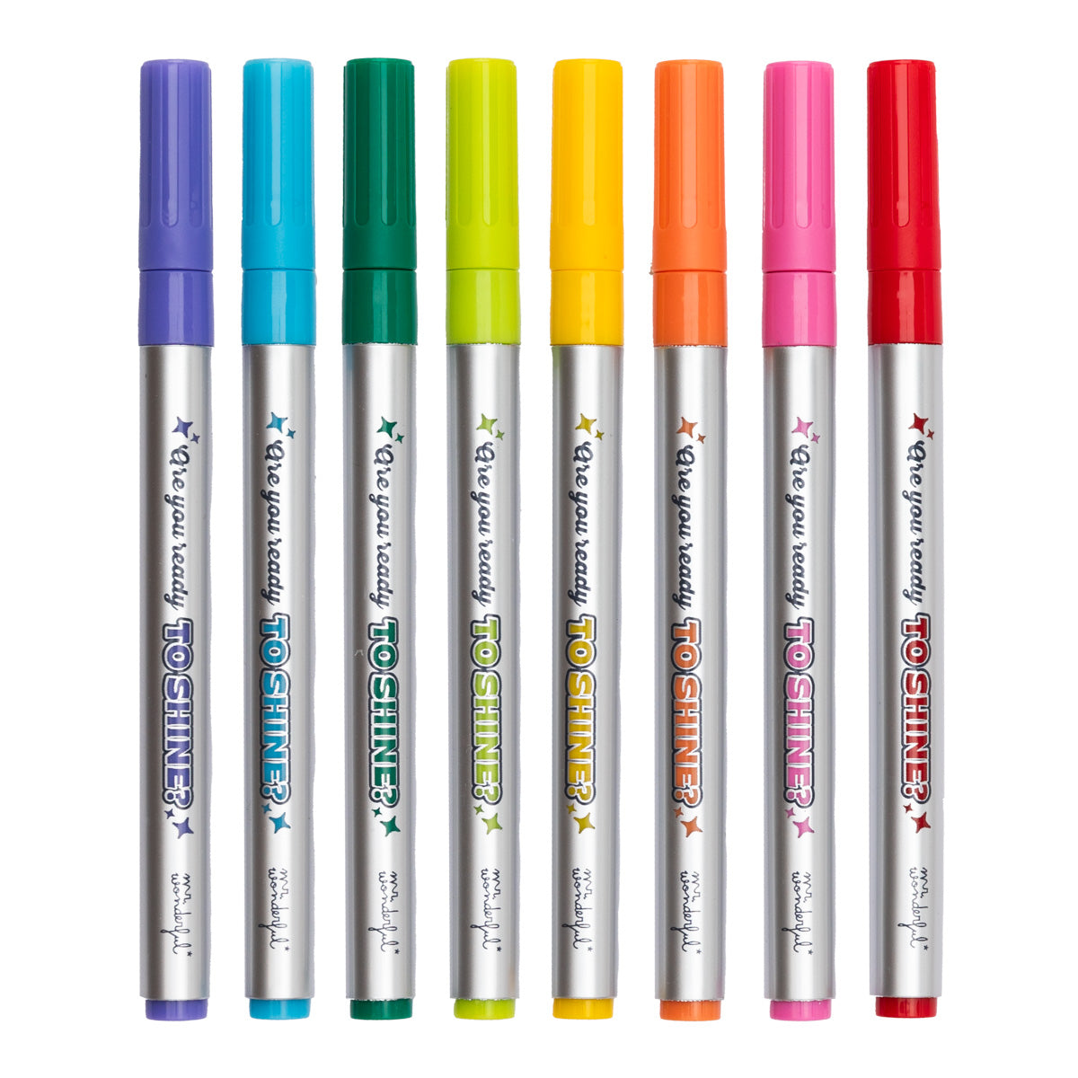 Metallic markers to add shine to any project.