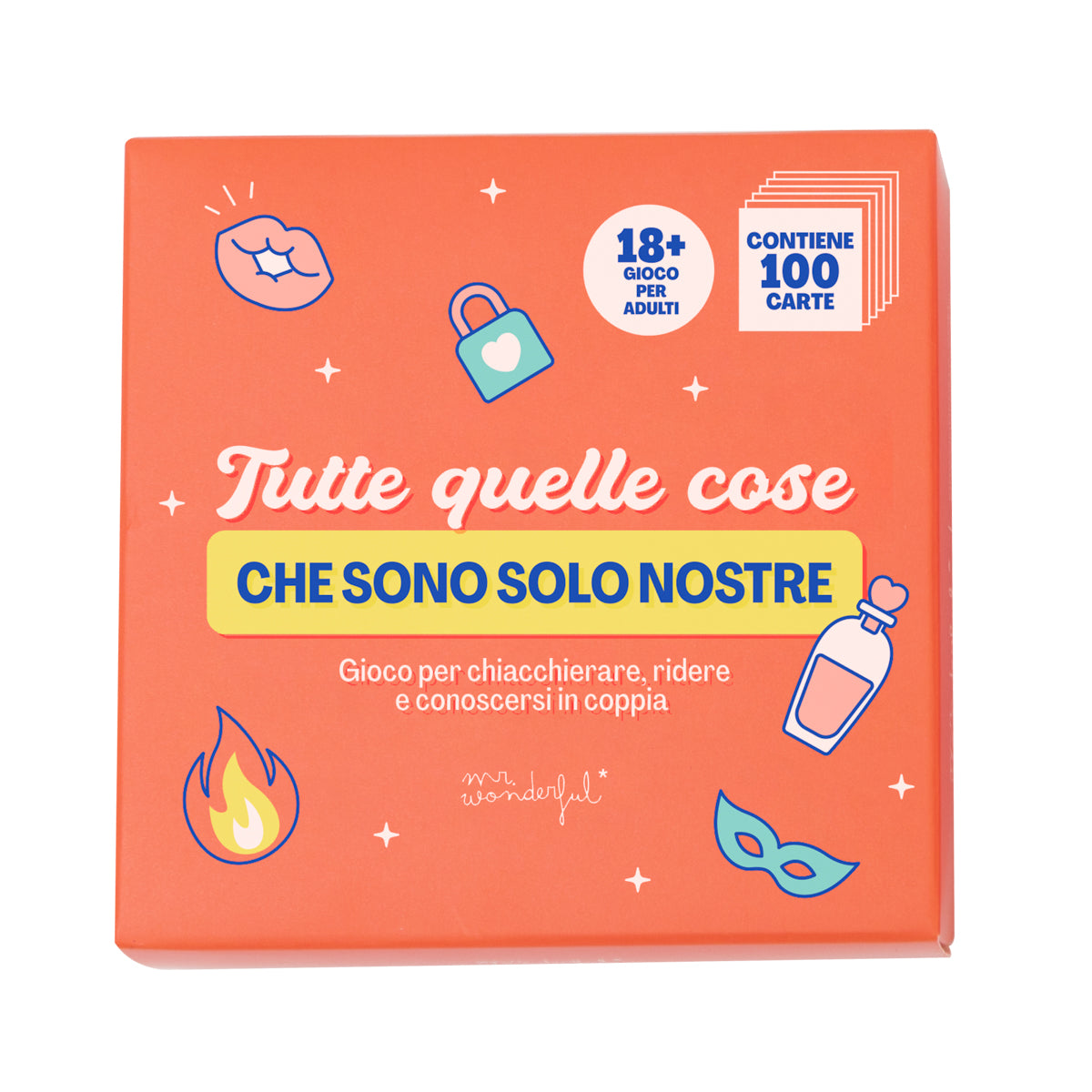 Gioco di carte per coppie Mr. Wonderful - Tutte quelle cose che sono solo nostre