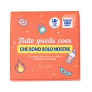 Gioco di carte per coppie Mr. Wonderful - Tutte quelle cose che sono solo nostre