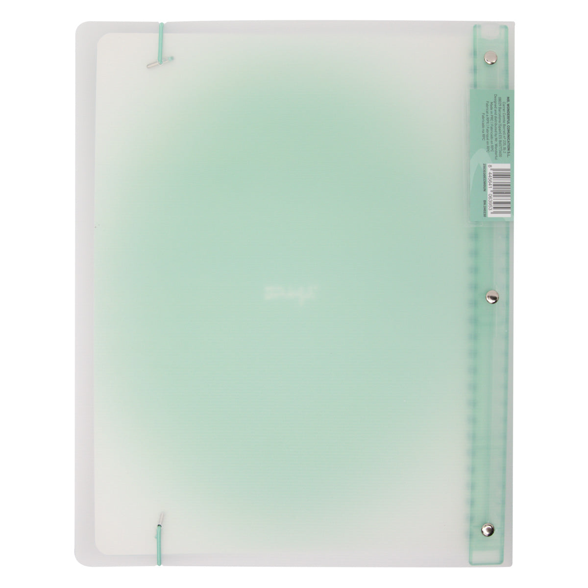 Clear A4 notebook - Life is beautiful, cheerful, colourful, wonderful