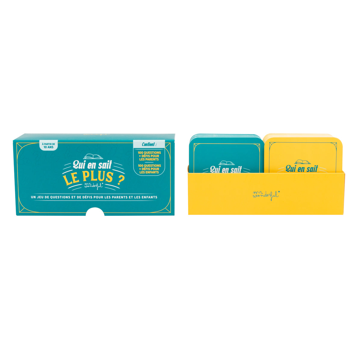 Jeu de cartes pour parents et enfants - Qui en sait le plus ?