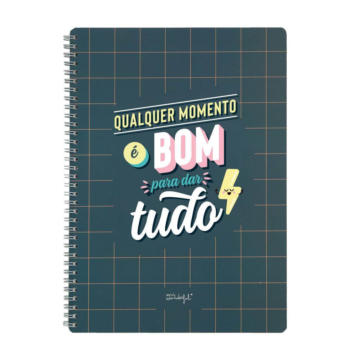 Caderno - Qualquer momento é bom para dar tudo