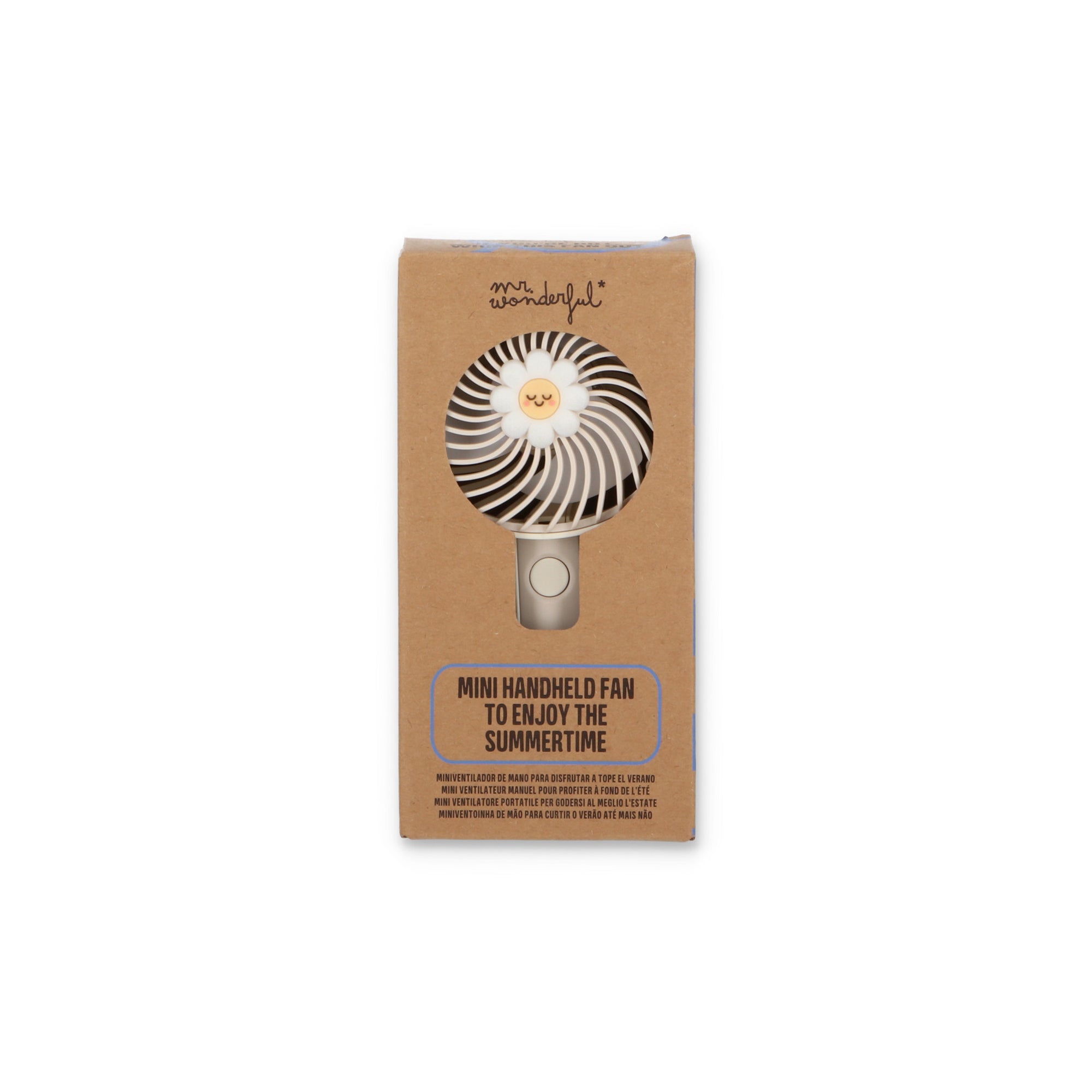 Ventilador de mano - Pink daisy