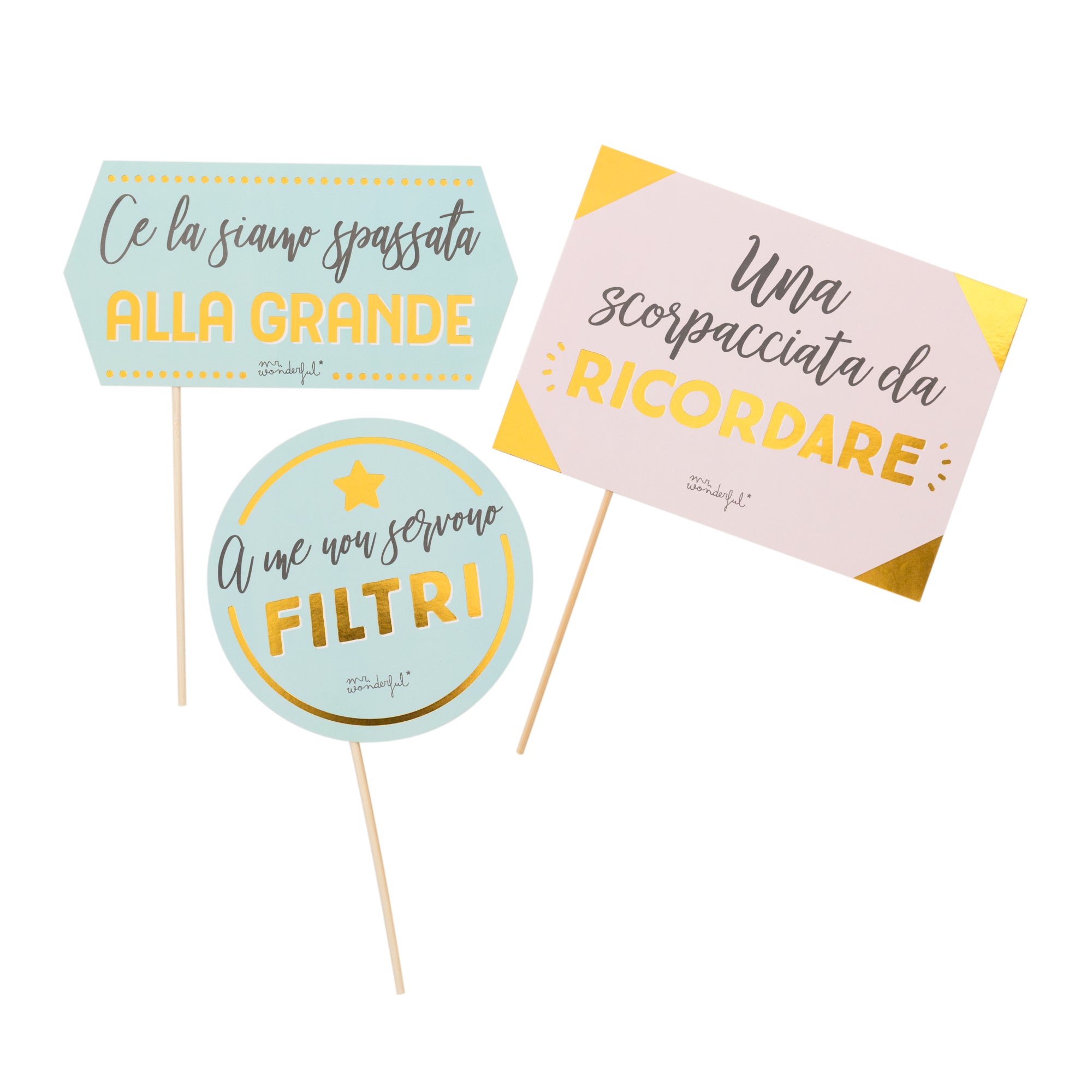 Kit per photocall - Messaggi