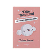 Postal Navidad con mensaje divertido Mr. Wonderful - Esta Navidad nos vamos a poner en forma...