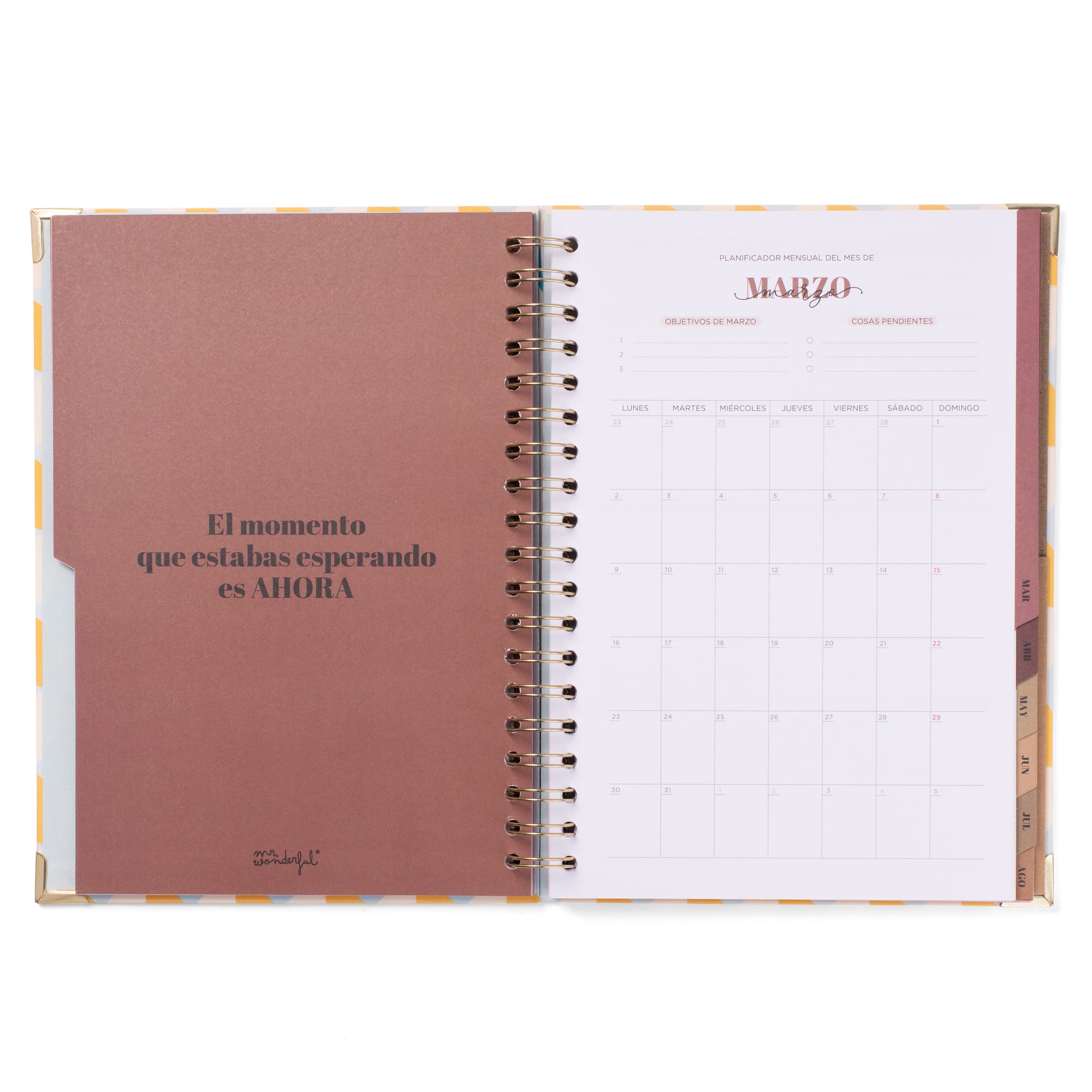Set de Agenda Office 2025-26 Semanal Extragrande + boli - No stress