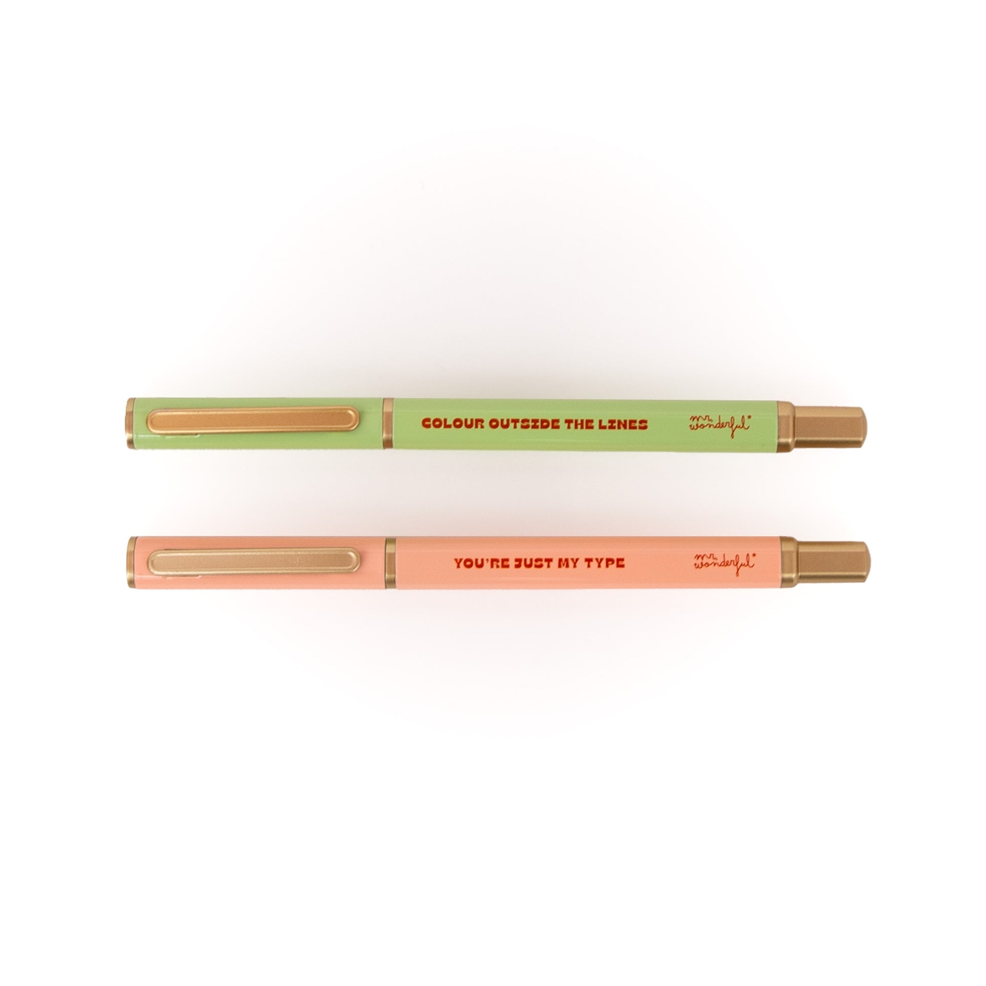 Set de 2 bolis - You’re just my type | Mr.Wonderful