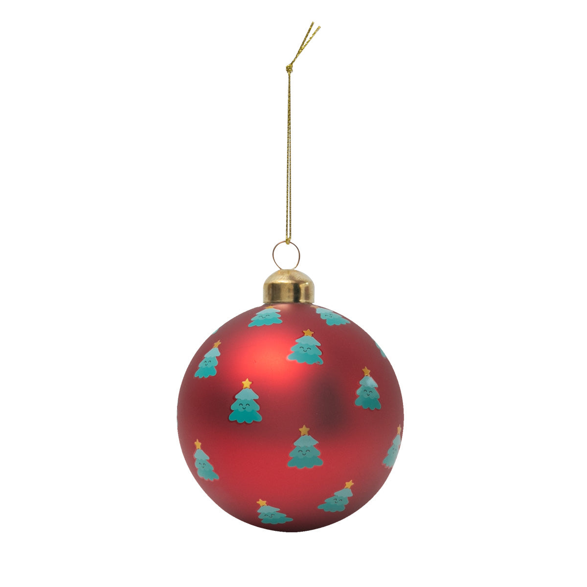 Set of 3 Christmas tree baubles - Make it merry